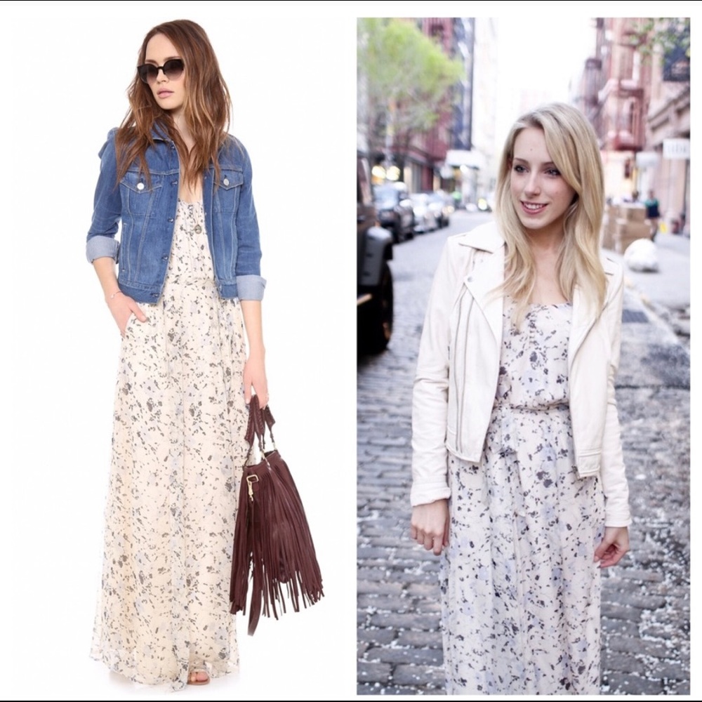 Joie silk maruceka maxi dress